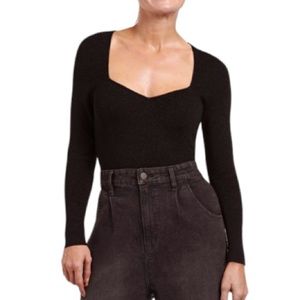 reitmans bustier knit sweater
